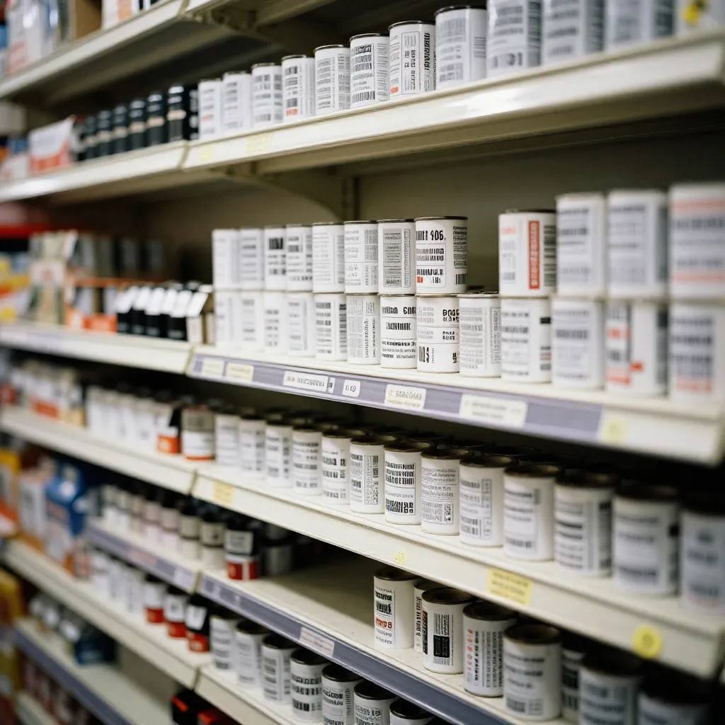 Opbevaringsmærker med klare etiketter